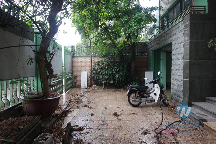 Five bedrooms house with big living space in Tay Ho for rent.